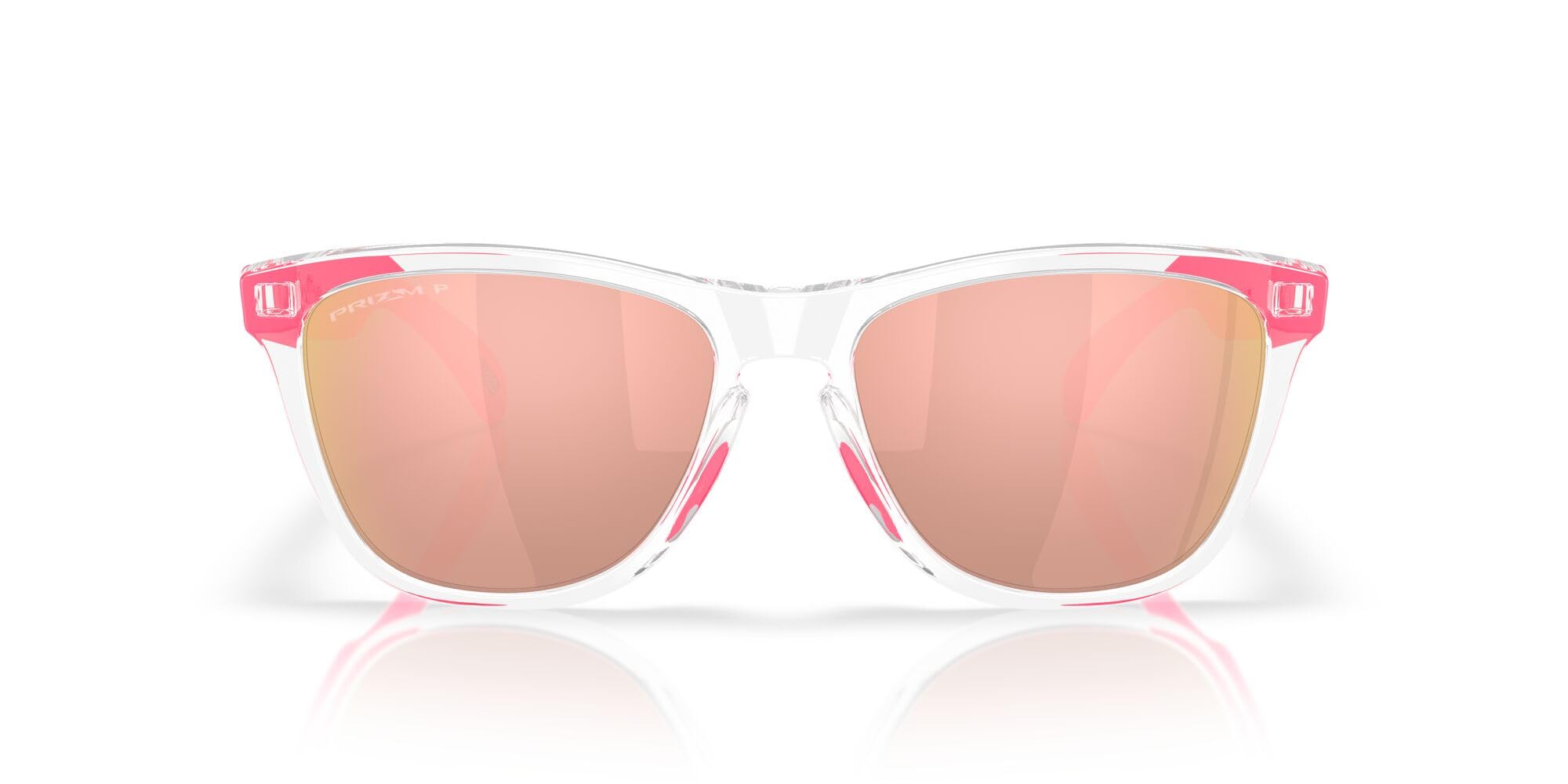 Amazon.com: Oakley OO9245 Frogskins Low Bridge Fit Square Sunglasses